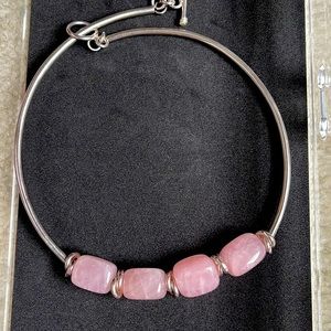 Silpada Designs Sterling Silver Rose Quartz Necklace Retired